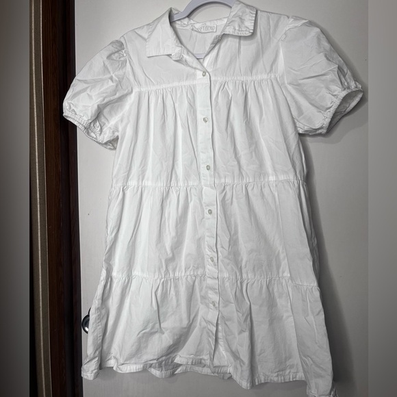 Planet Gold White Mini Dress - Picture 2 of 9